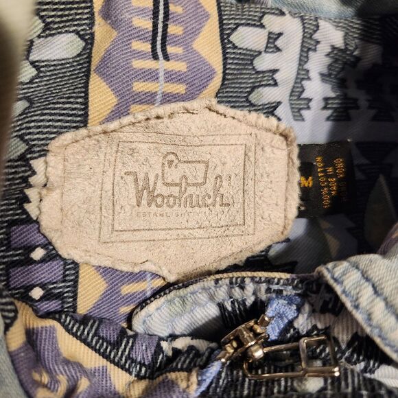 Woolrich Utility Jacket in Gray and Cream Pattern - Picture 8 of 16